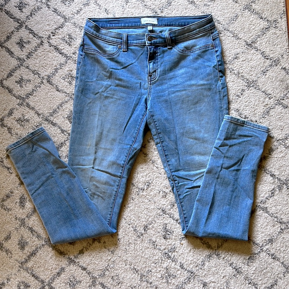 Lila Ryan high waisted Stockton skinny ankle jeans | Size 32